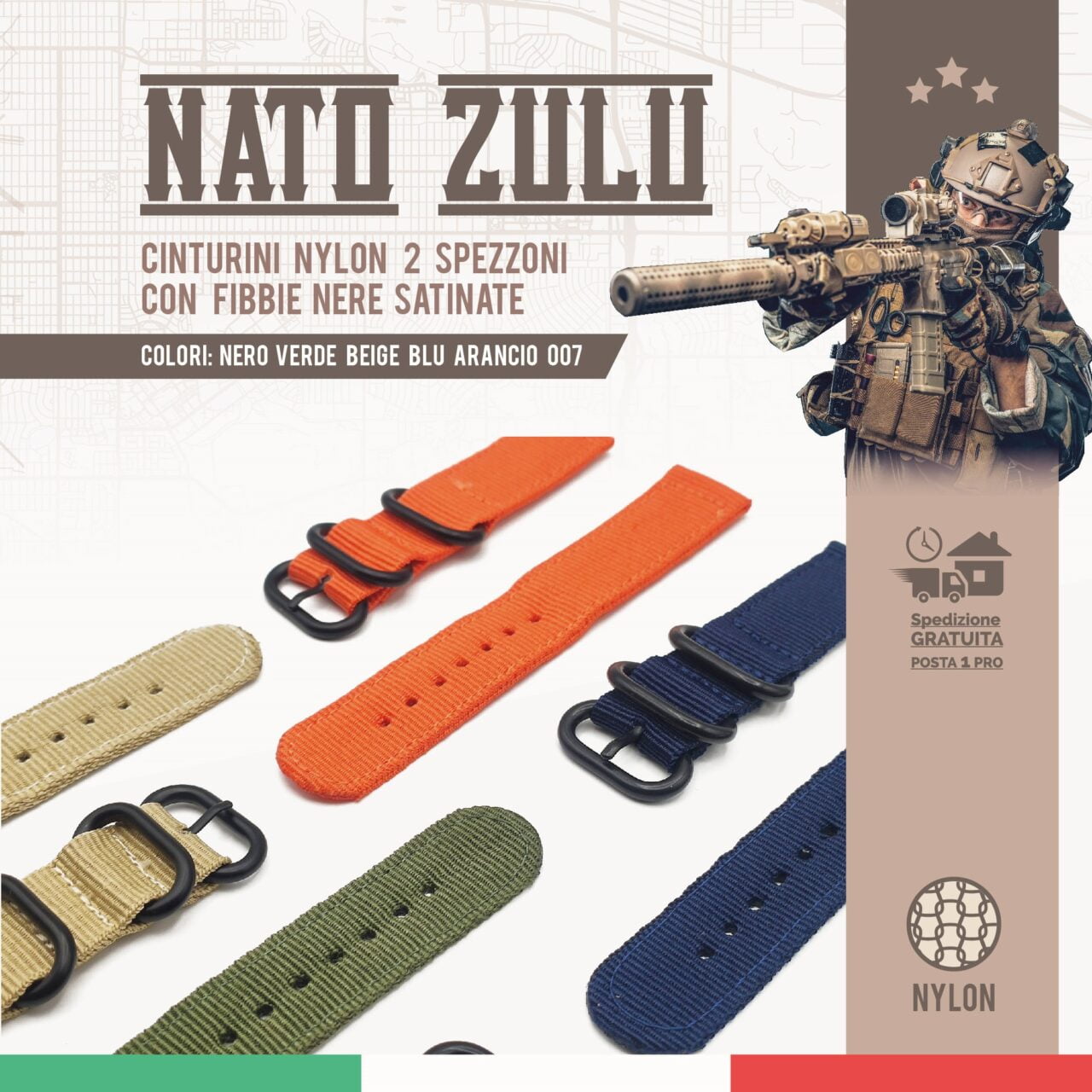 cinturini NATO ZULU-03