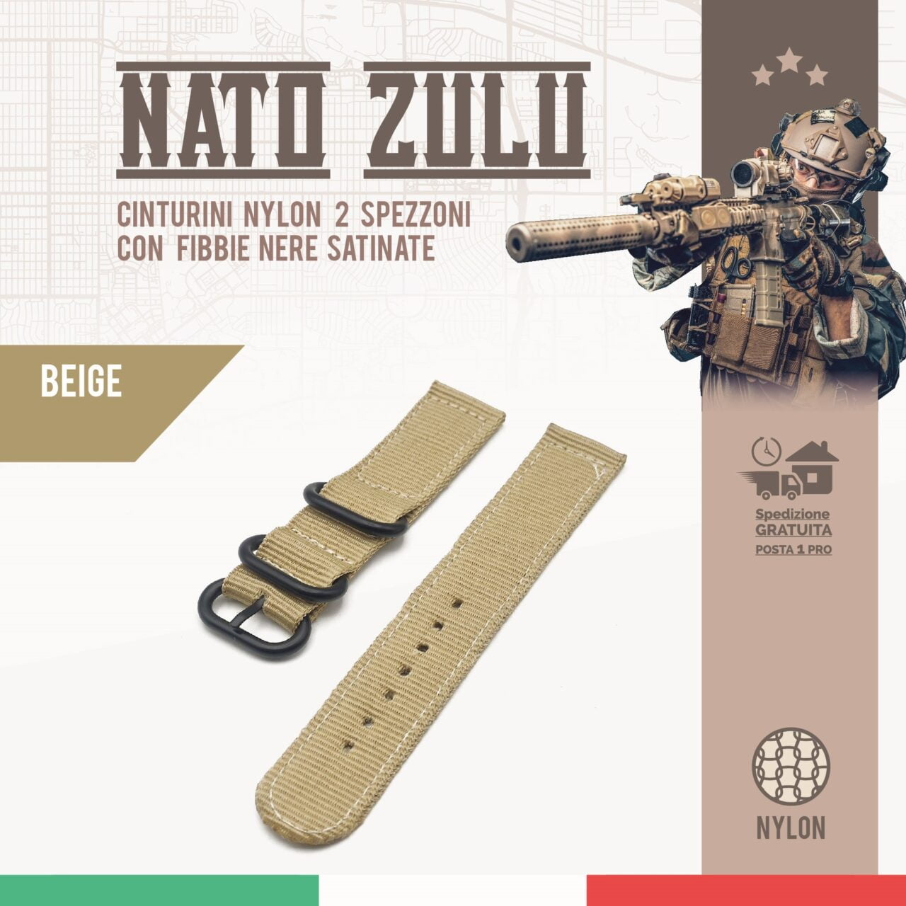 cinturini NATO ZULU-25